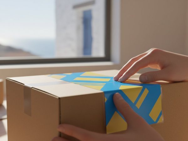 Εκτύπωση αυτοκόλλητων για κουτιά αποστολής: Ο πλήρης οδηγός branding συσκευασίας [2026]